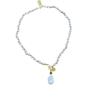 Petite Pearls on Colorful Cord Necklace | 20.5”
