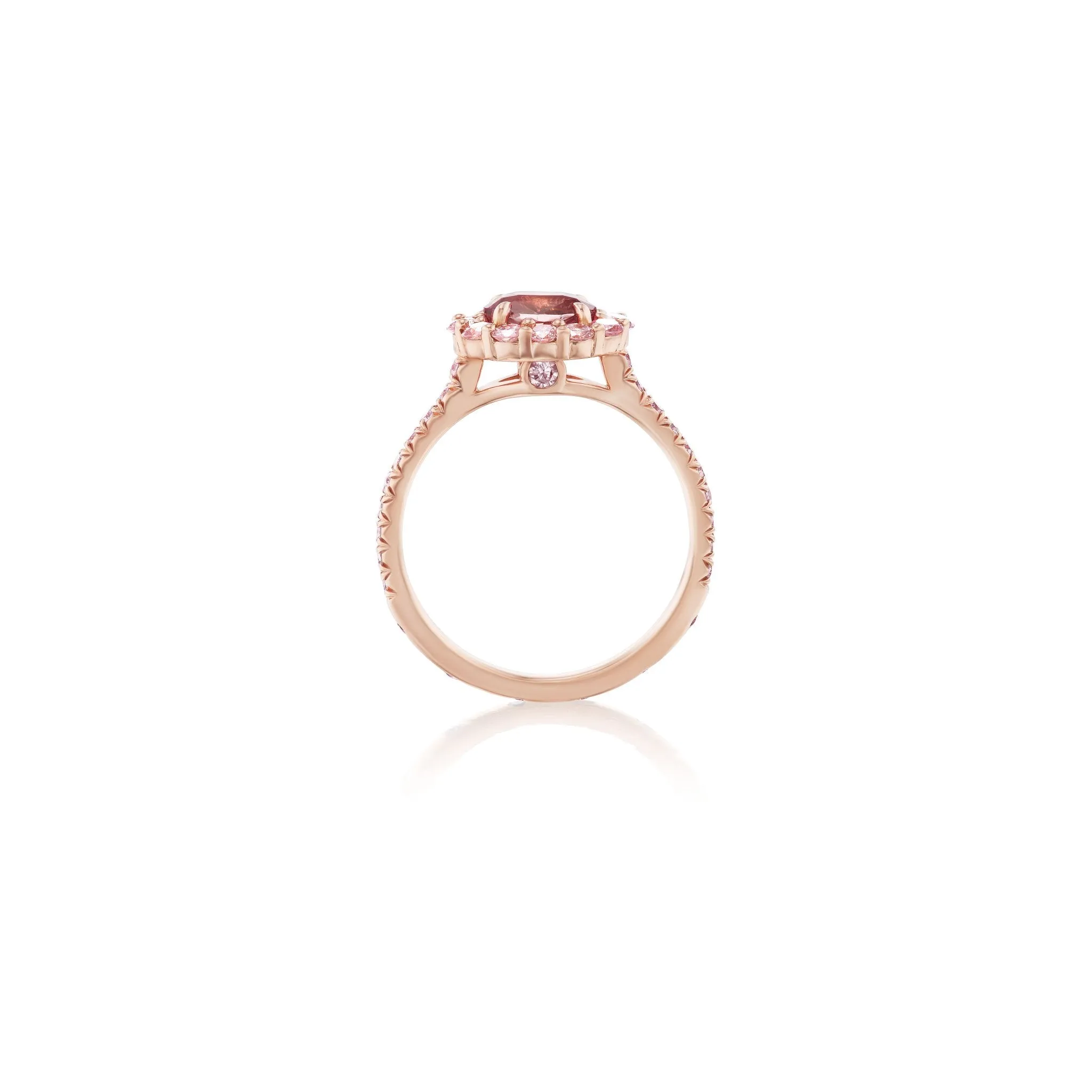 Pink Diamond and Padparadscha Sapphire Collector's Stack