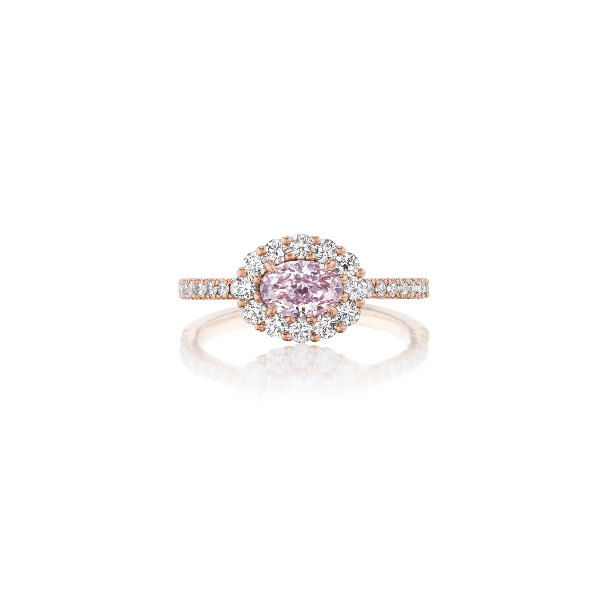 Pink Diamond and Padparadscha Sapphire Collector's Stack