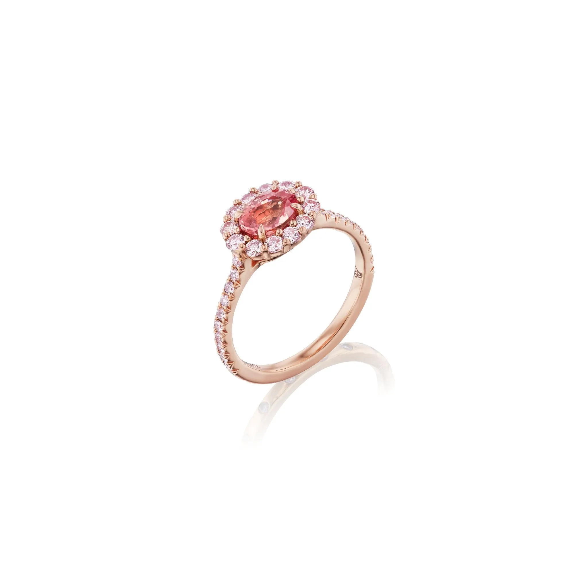 Pink Diamond and Padparadscha Sapphire Collector's Stack