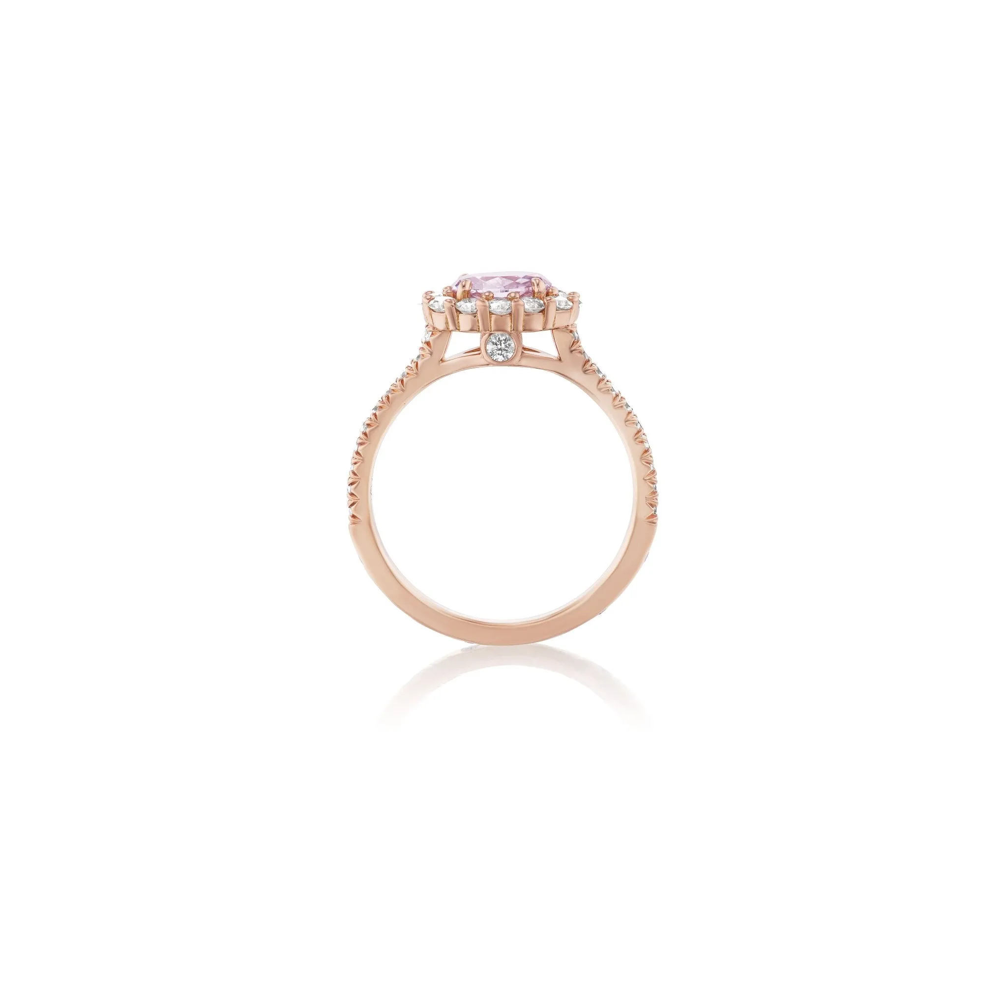 Pink Diamond and Padparadscha Sapphire Collector's Stack