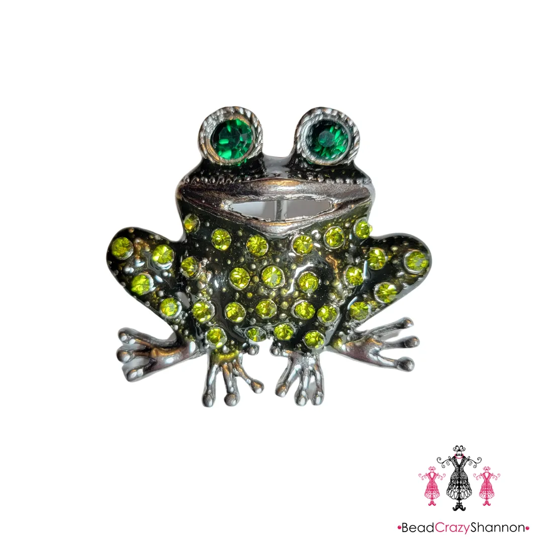 Prince Charming Frog Pin & Necklace