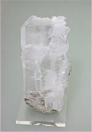 Quartz-Faden, Dara Ismael Khan District, Waziristan, Pakistan, Collected c. early 2000s, Kalaskie Collection #353, Small Cabinet 1.7 x 5.0 x 9.5 cm, $125. Online 11/3