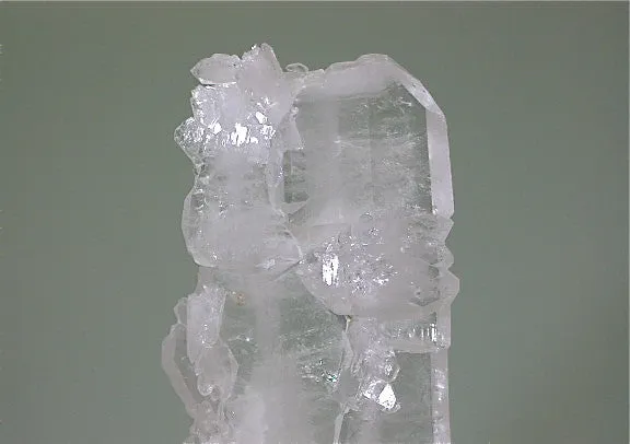 Quartz-Faden, Dara Ismael Khan District, Waziristan, Pakistan, Collected c. early 2000s, Kalaskie Collection #353, Small Cabinet 1.7 x 5.0 x 9.5 cm, $125. Online 11/3