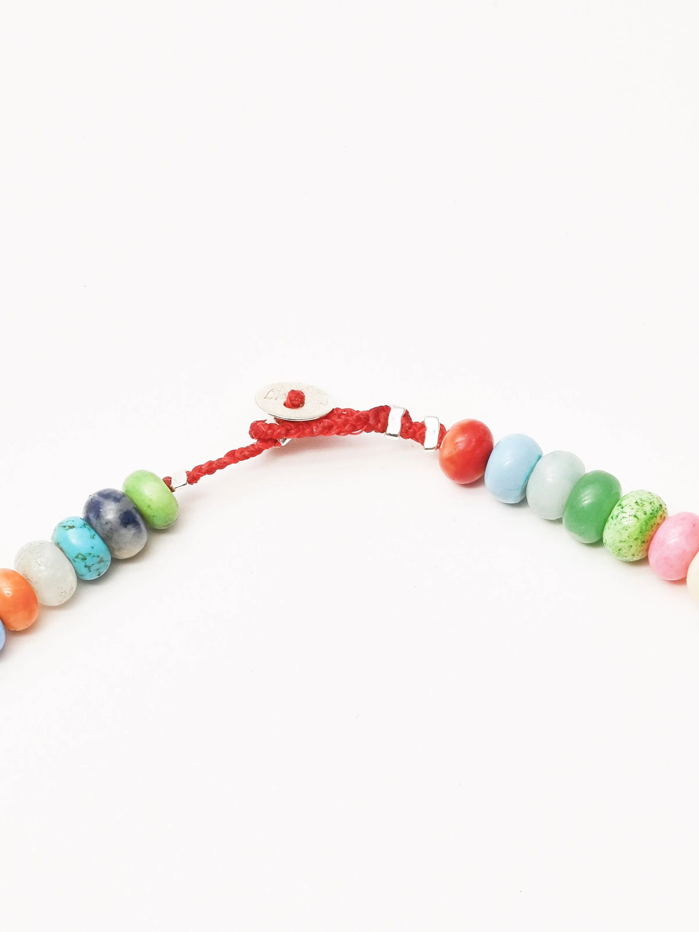 Rainbow Candy Gem Necklace