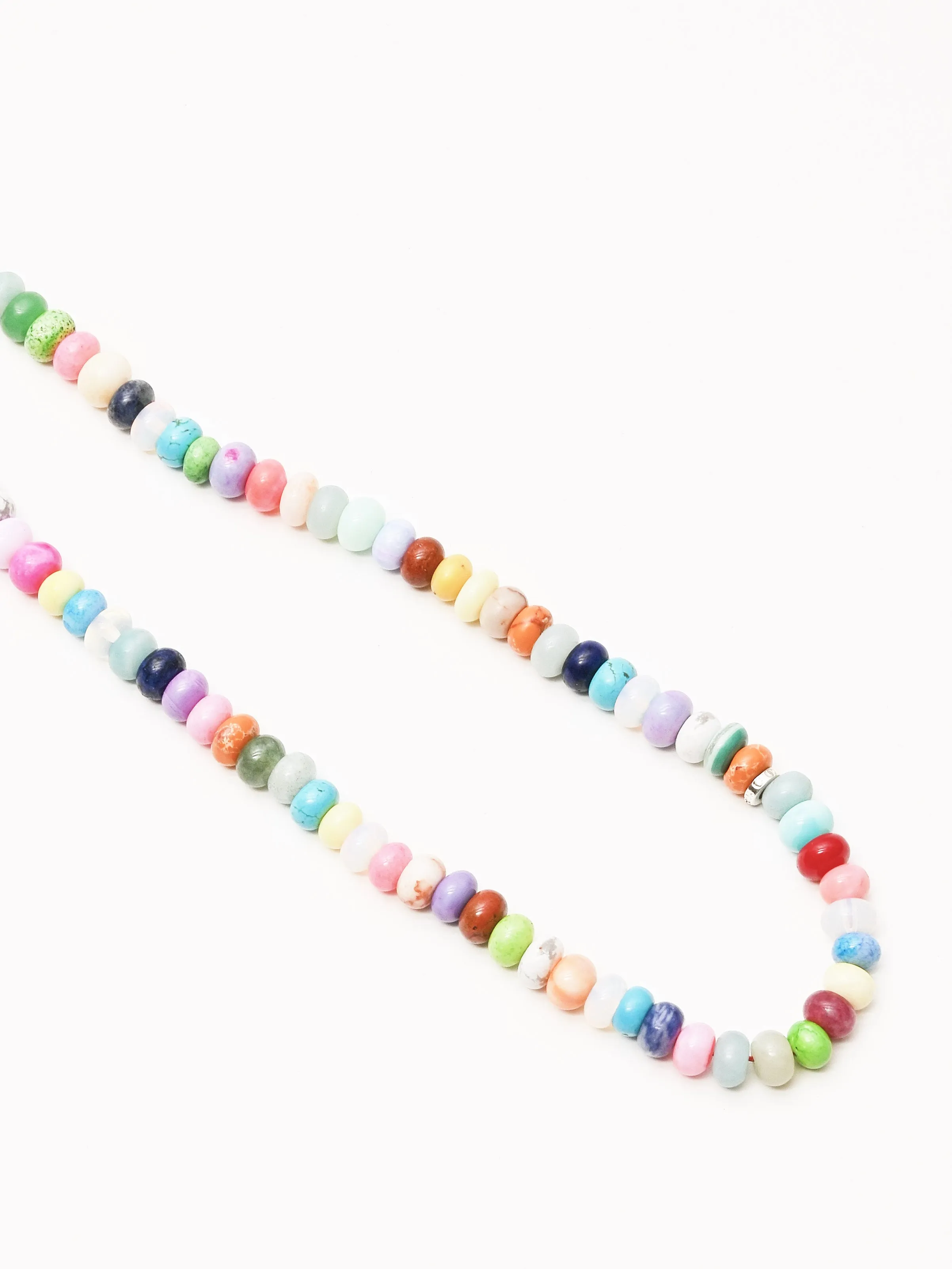 Rainbow Candy Gem Necklace
