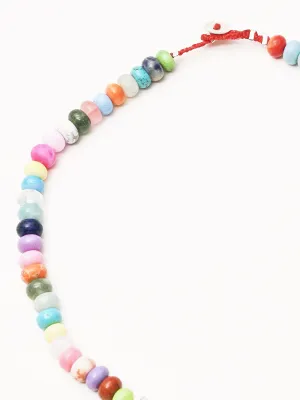 Rainbow Candy Gem Necklace