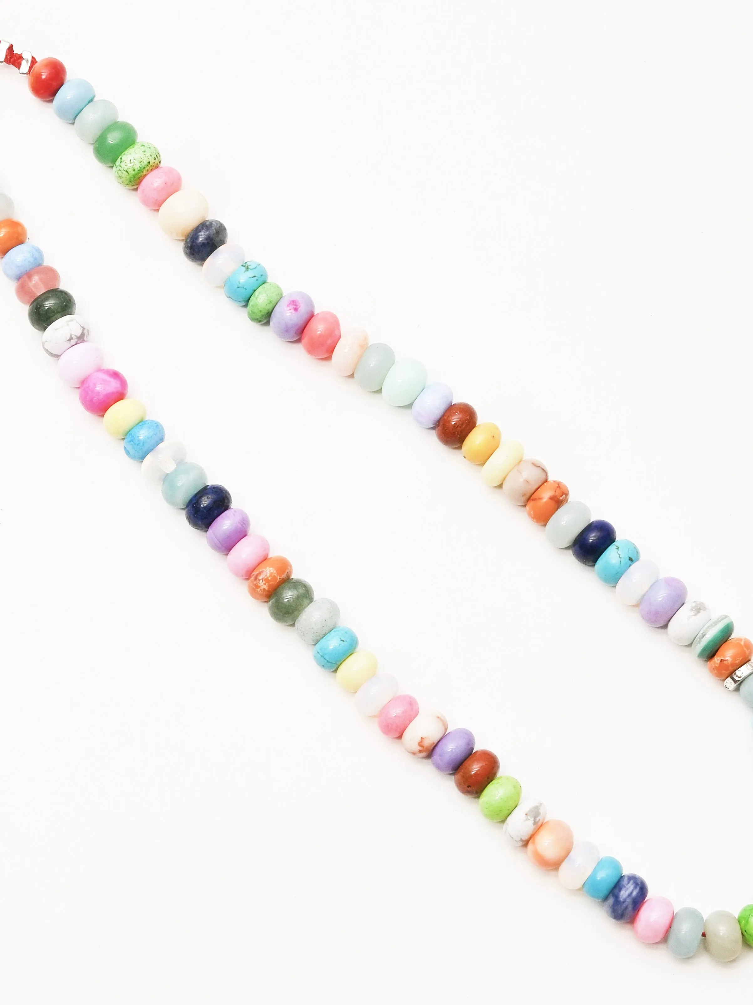 Rainbow Candy Gem Necklace
