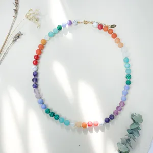 Rainbow Power Bead Necklace
