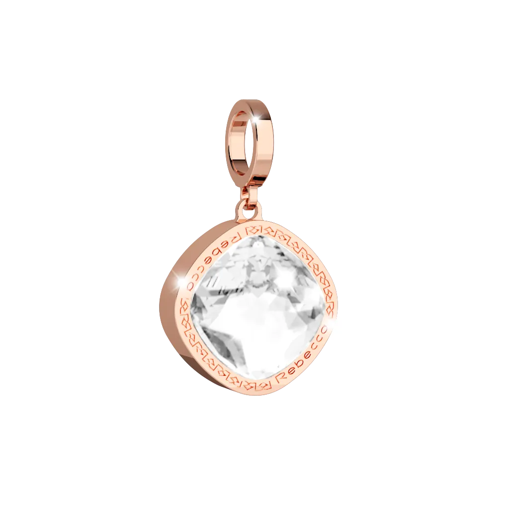 Rebecca My World Rose Gold Trilogy Charm