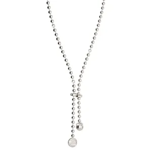 Rebecca Silver Boulevard Necklace - Long Length (fine ball)