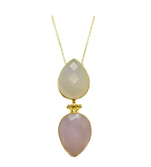 Rezan Double Pendant Necklace