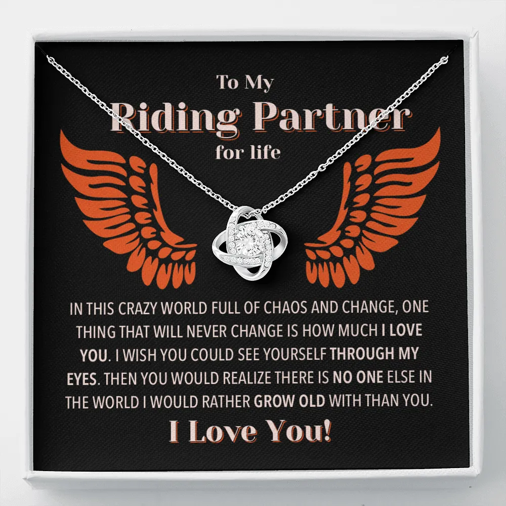 Riding Partner Grow Old Together Necklace