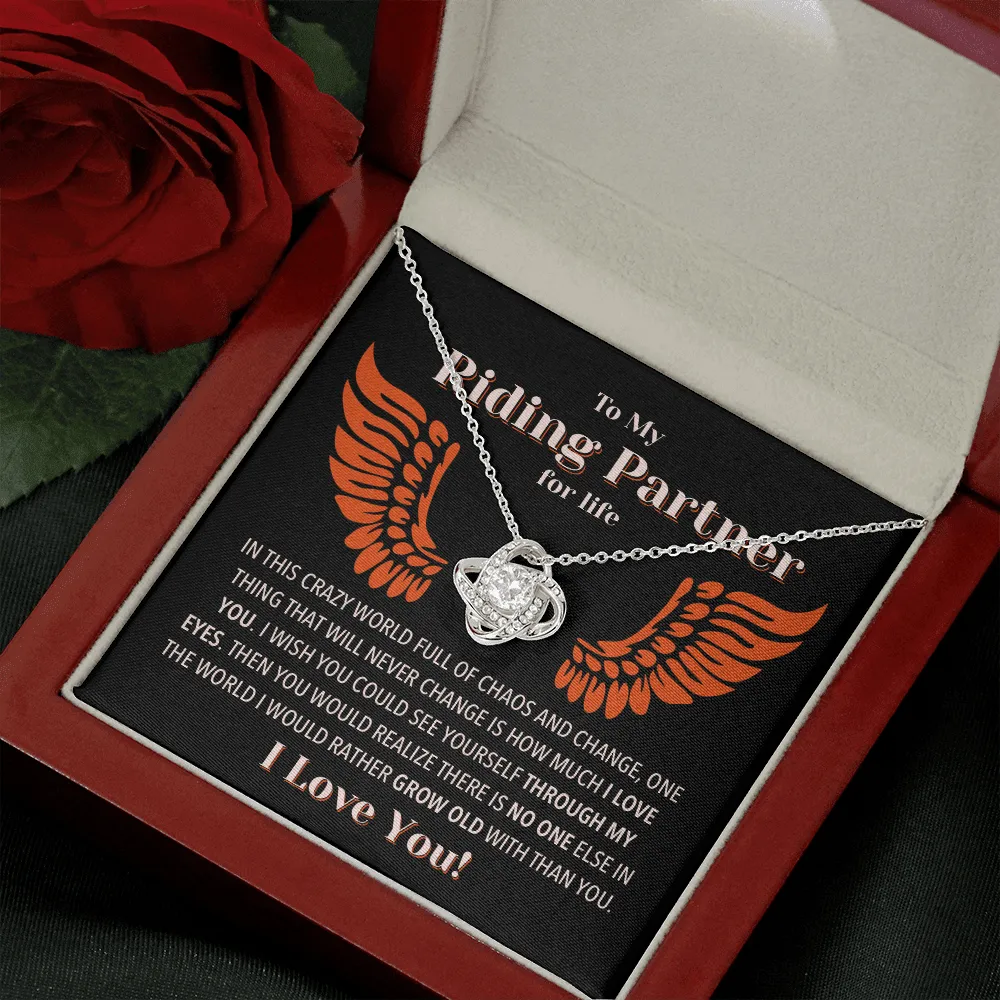Riding Partner Grow Old Together Necklace