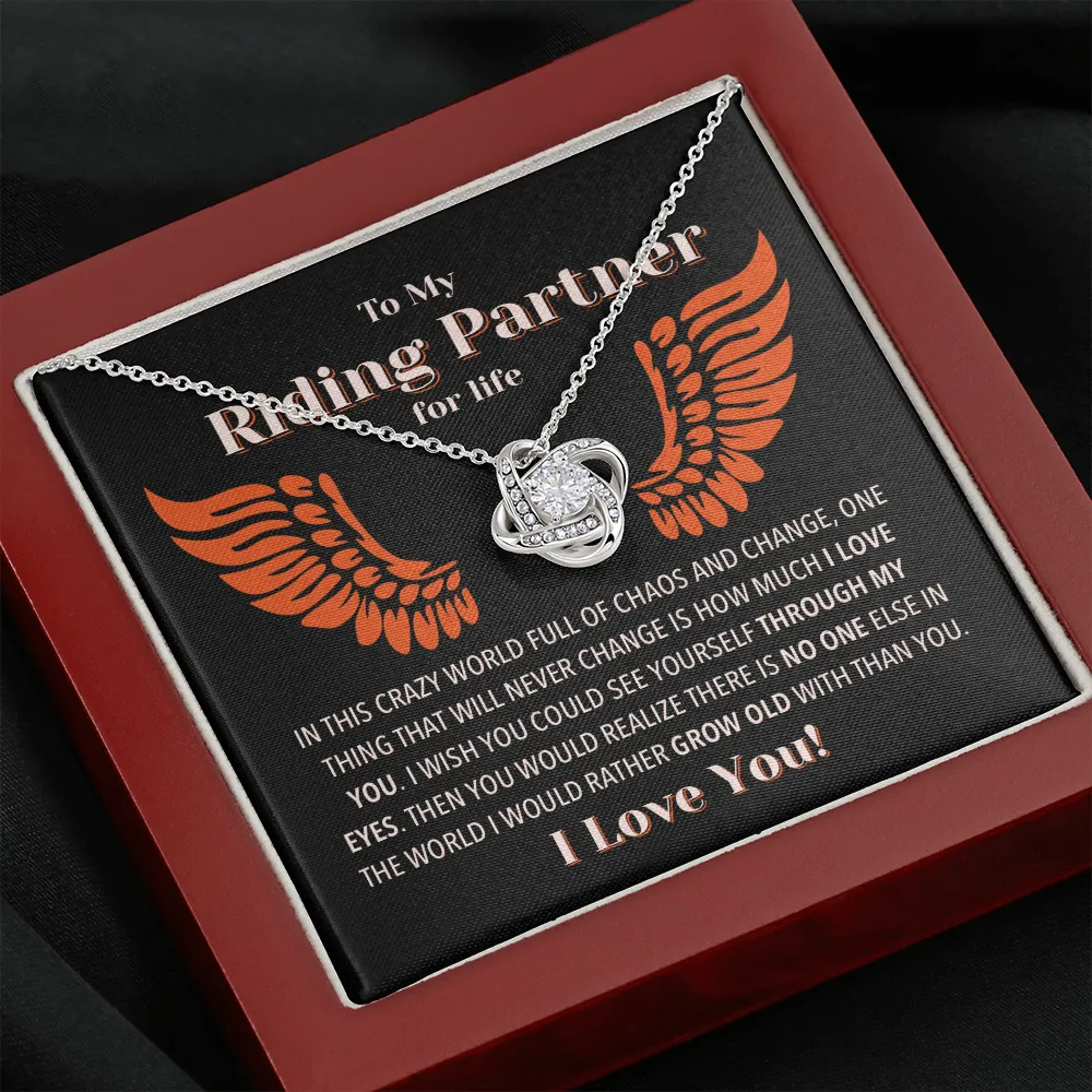 Riding Partner Grow Old Together Necklace
