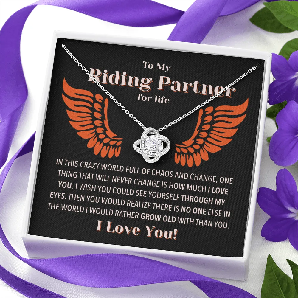 Riding Partner Grow Old Together Necklace