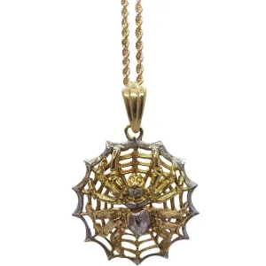 Rope Chain 2.5MM 10K With Araigner en OR 10K MNG-112
