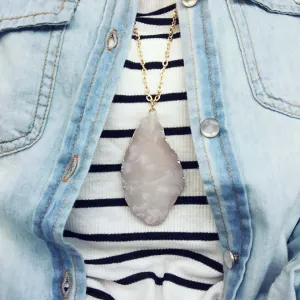 Rose Agate Necklace
