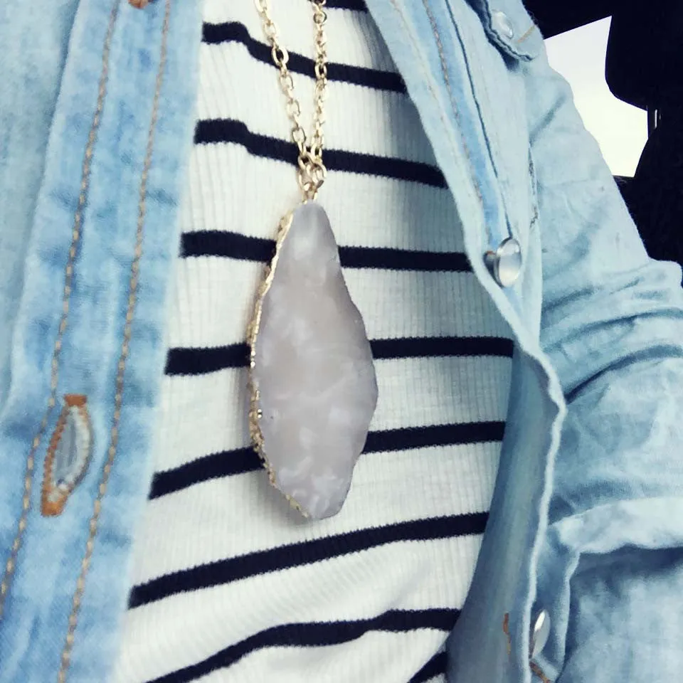 Rose Agate Necklace
