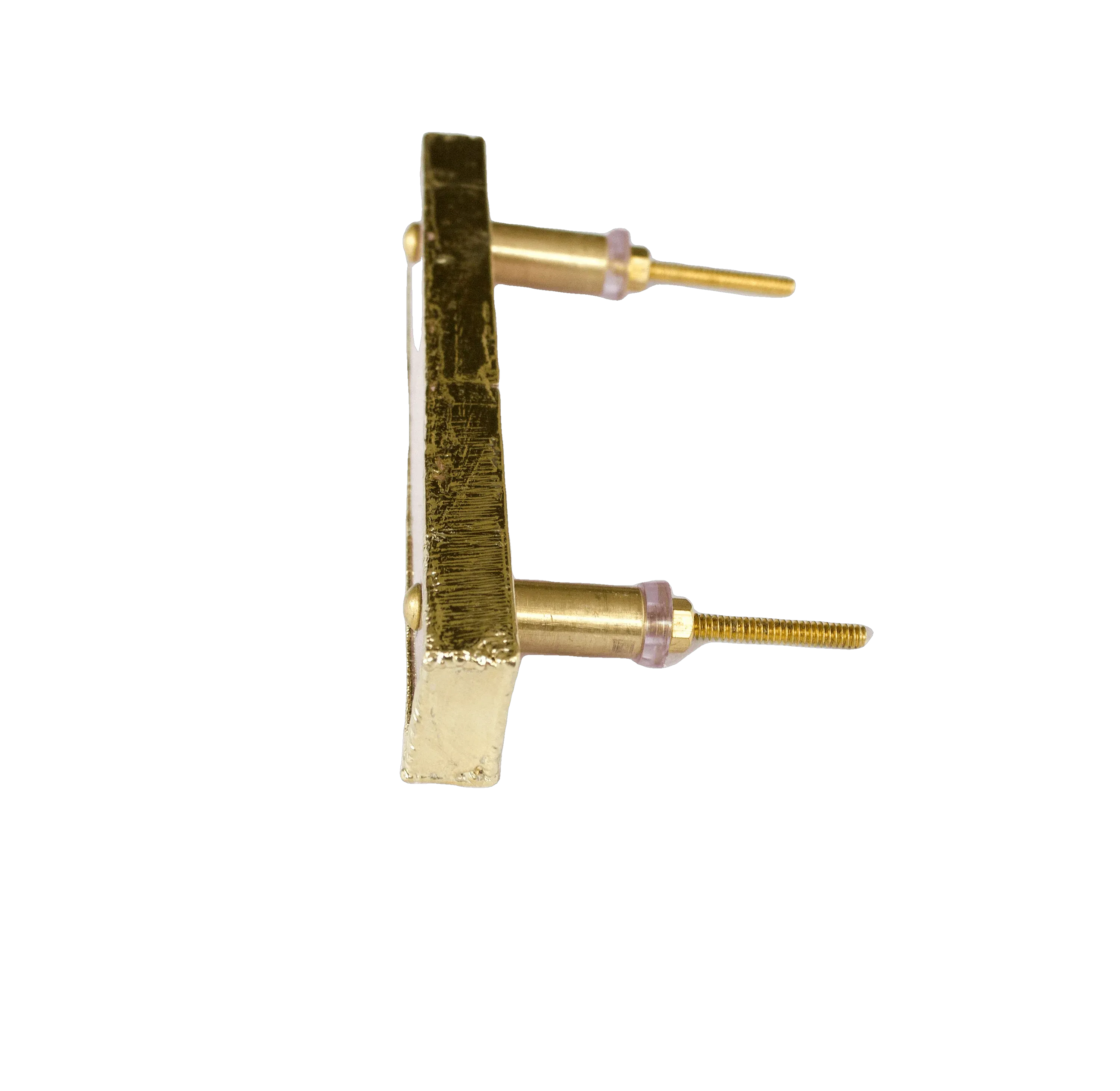 Rose Quartz Agate Cabinet Door Pull Handle - Set of 4