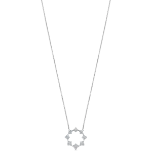 SARA WEINSTOCK DUJOUR DIAMOND CLUSTER PENDANT NECKLACE