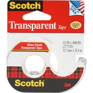Scotch Gloss Finish Transparent Tape
