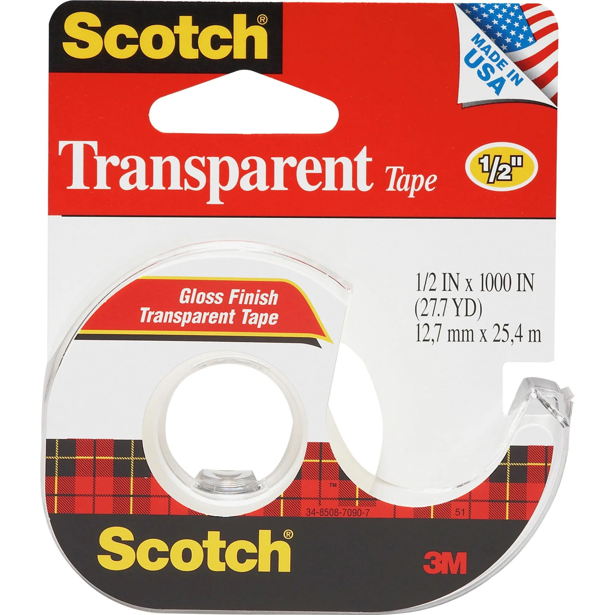Scotch Gloss Finish Transparent Tape