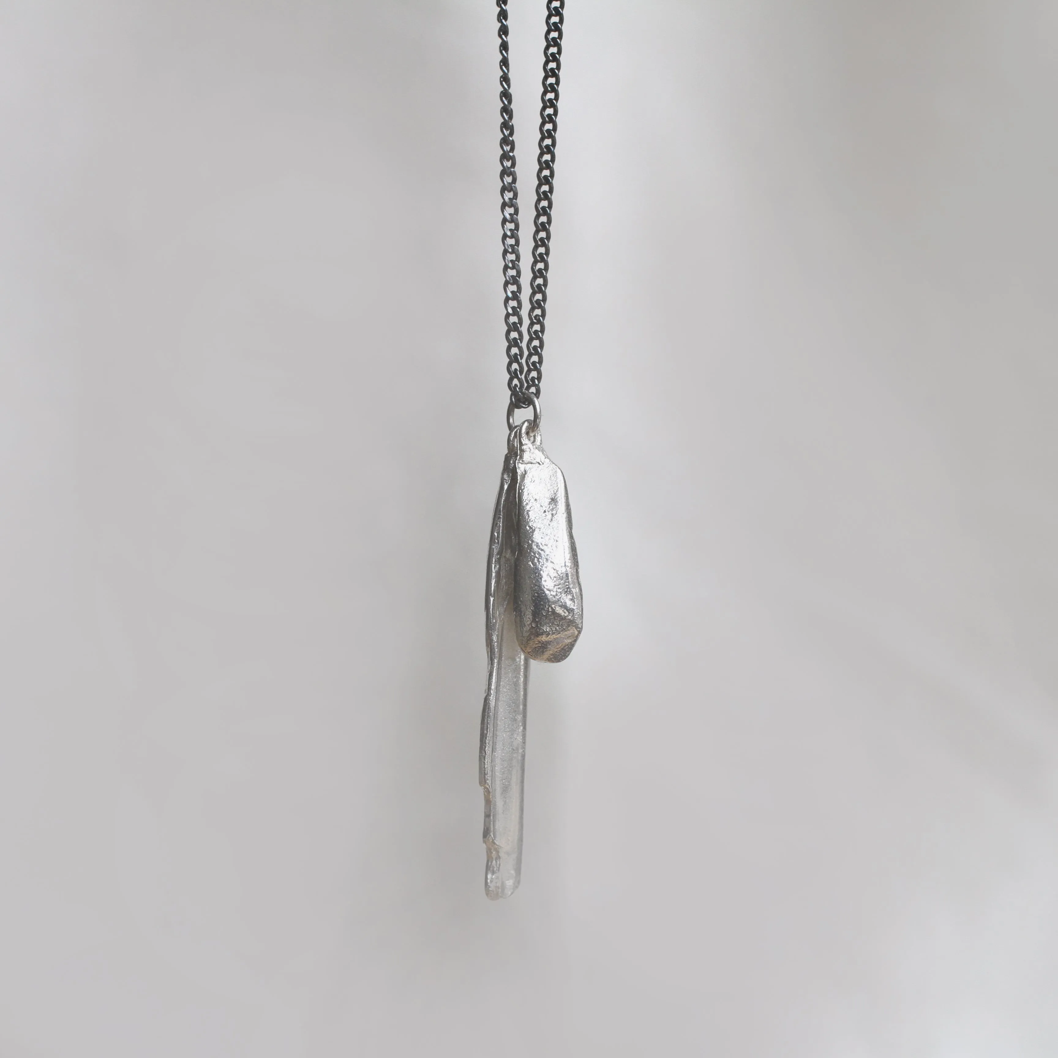 seaglass   shell necklace