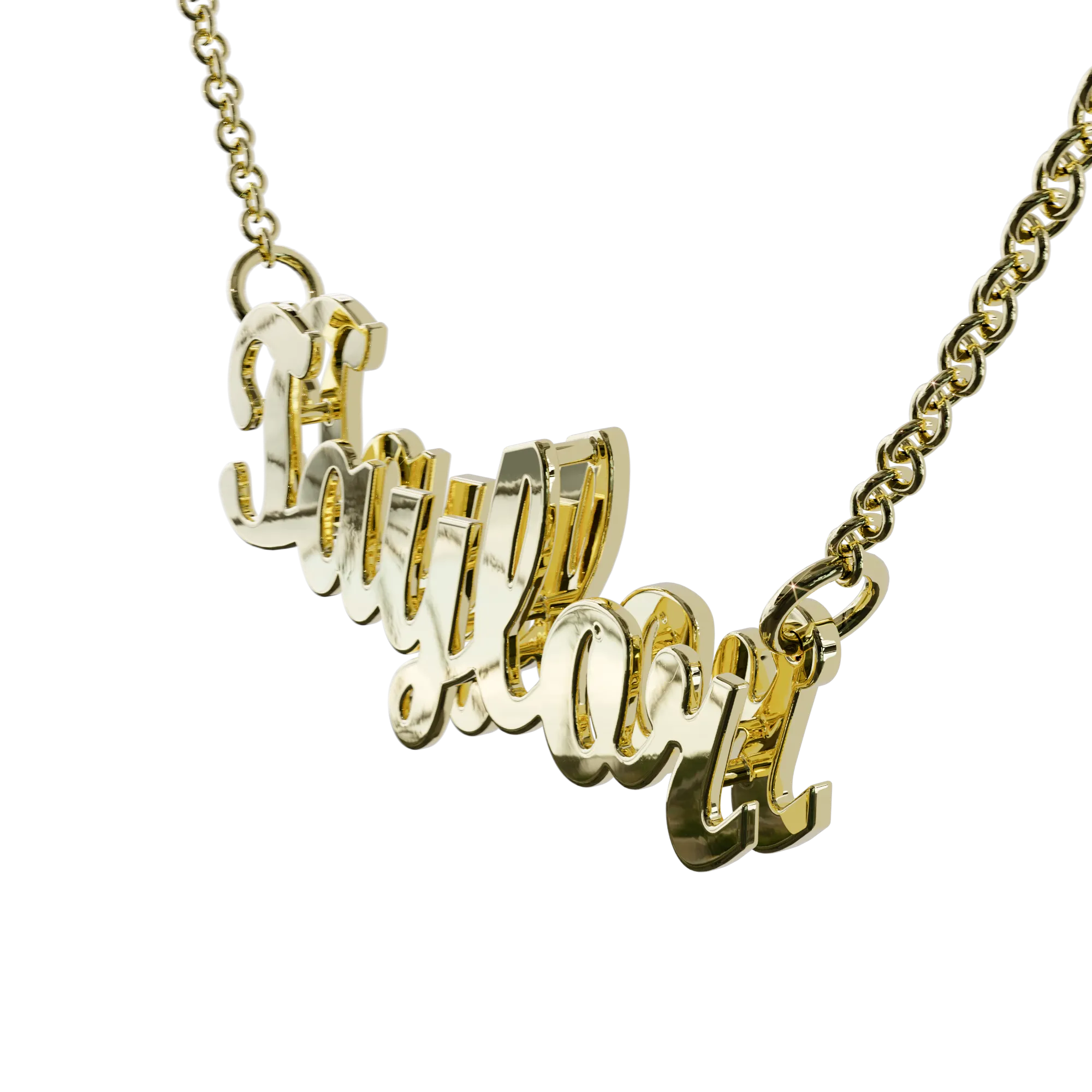 Serene Double Nameplate