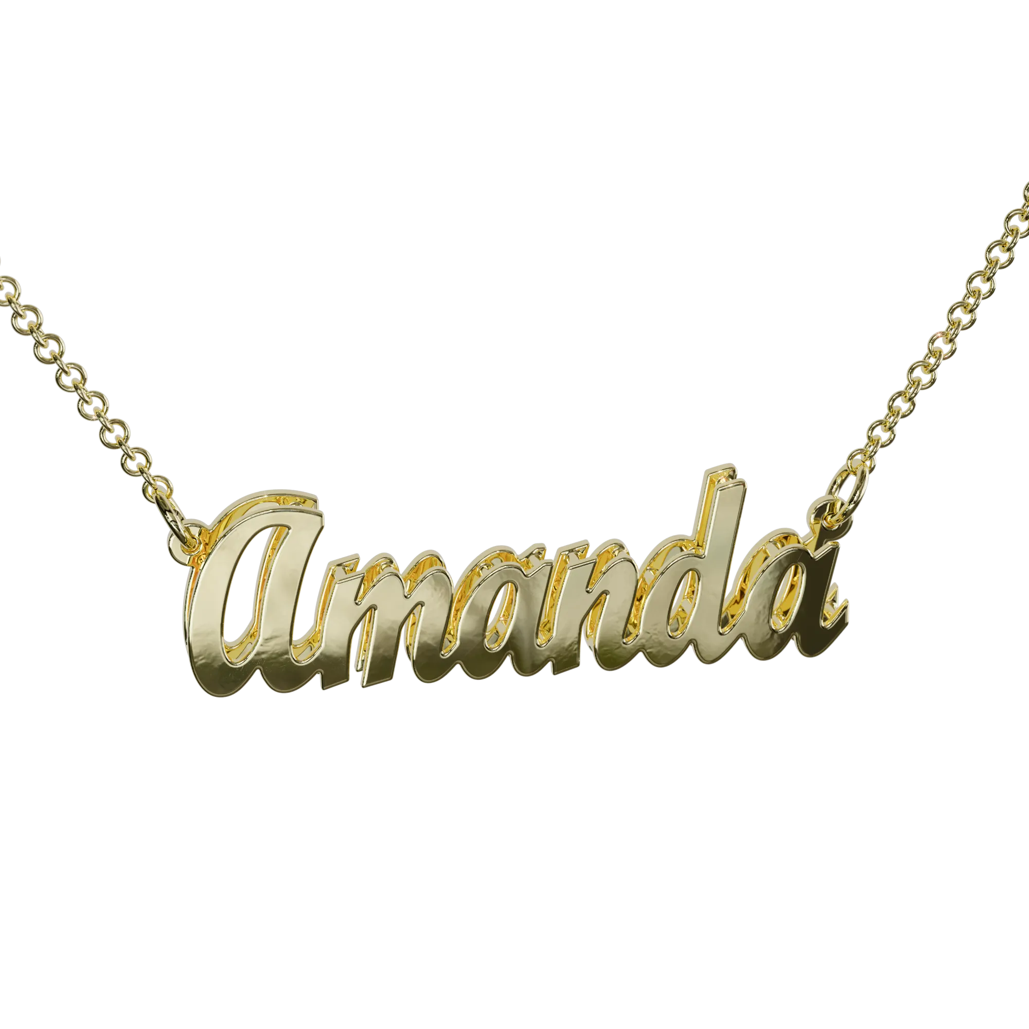 Serene Double Nameplate