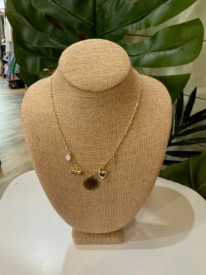 Silver Girl Amour Charm Necklace