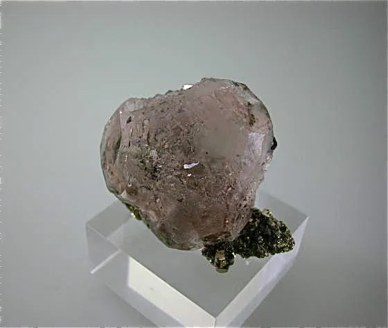 SOLD Fluorite with Pyrite, Huanzala Mine, Bolognesi, Ancash, Peru Miniature 2.6 x 3.7 x 4.5 cm $1200. Online 3/20