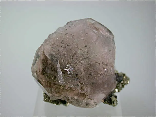 SOLD Fluorite with Pyrite, Huanzala Mine, Bolognesi, Ancash, Peru Miniature 2.6 x 3.7 x 4.5 cm $1200. Online 3/20