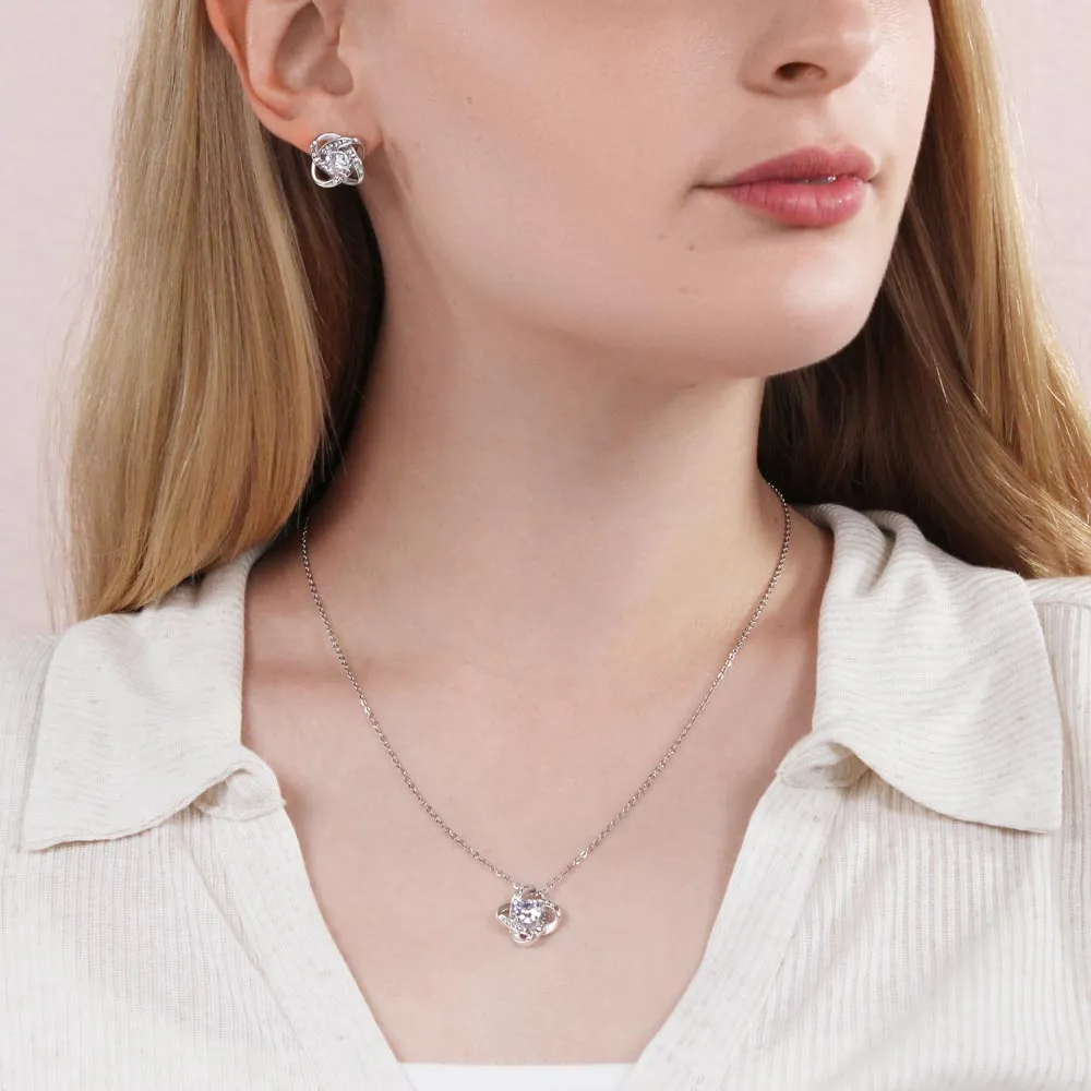 Soulmate Love Knot Jewelry Set-I wish I could turn back time