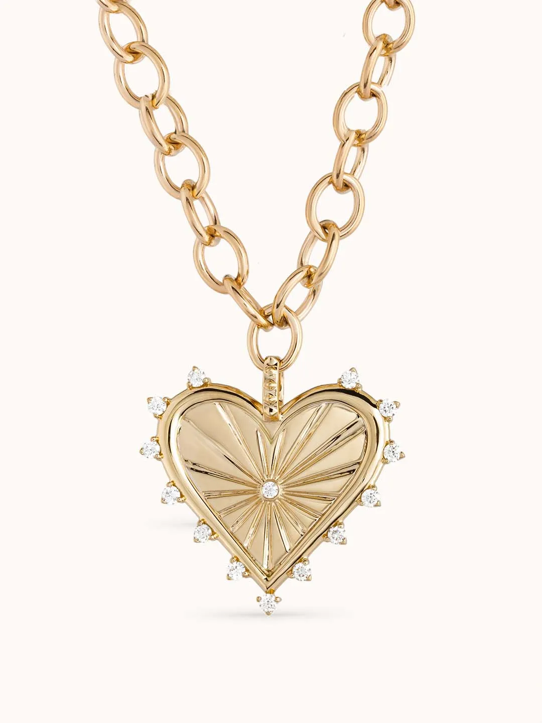 Spiked Heart Necklace
