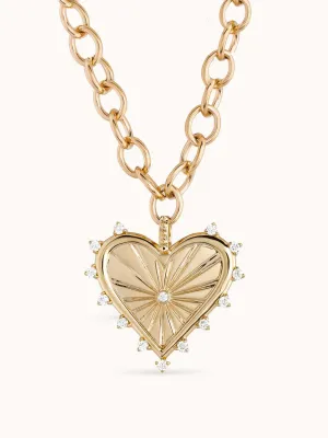 Spiked Heart Necklace