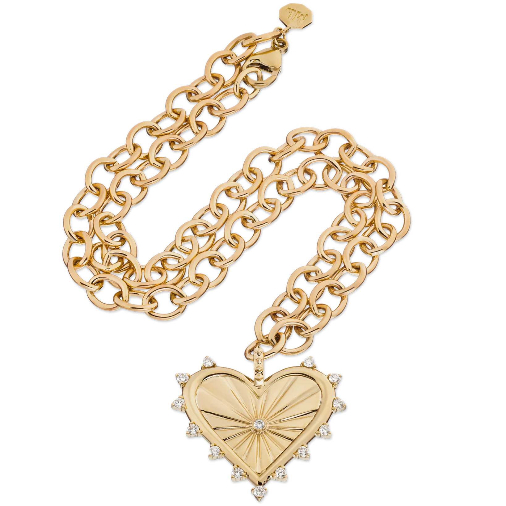 Spiked Heart Necklace