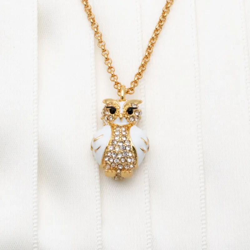 Star Bright Owl Necklace