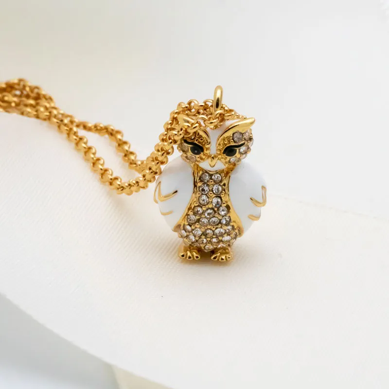 Star Bright Owl Necklace