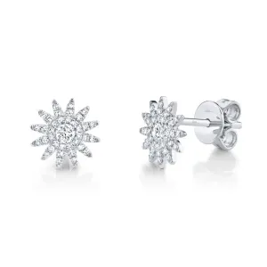 Starburst Diamond Earrings