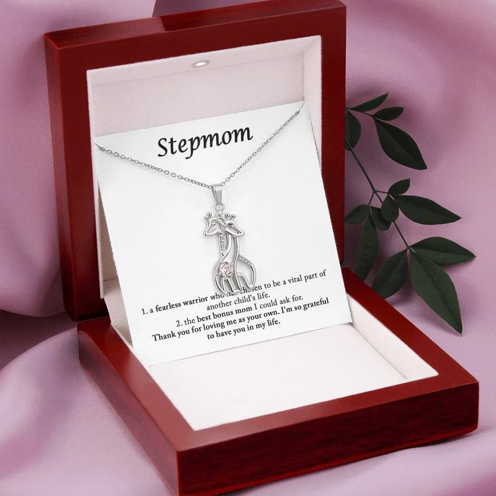 Step Mom Gift, Bonus Mom Necklace