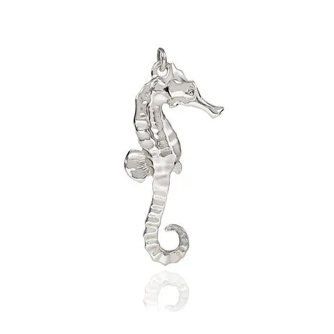 Sterling Silver Seahorse Pendant with Sterling Chain