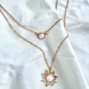 Sun dance layered necklace
