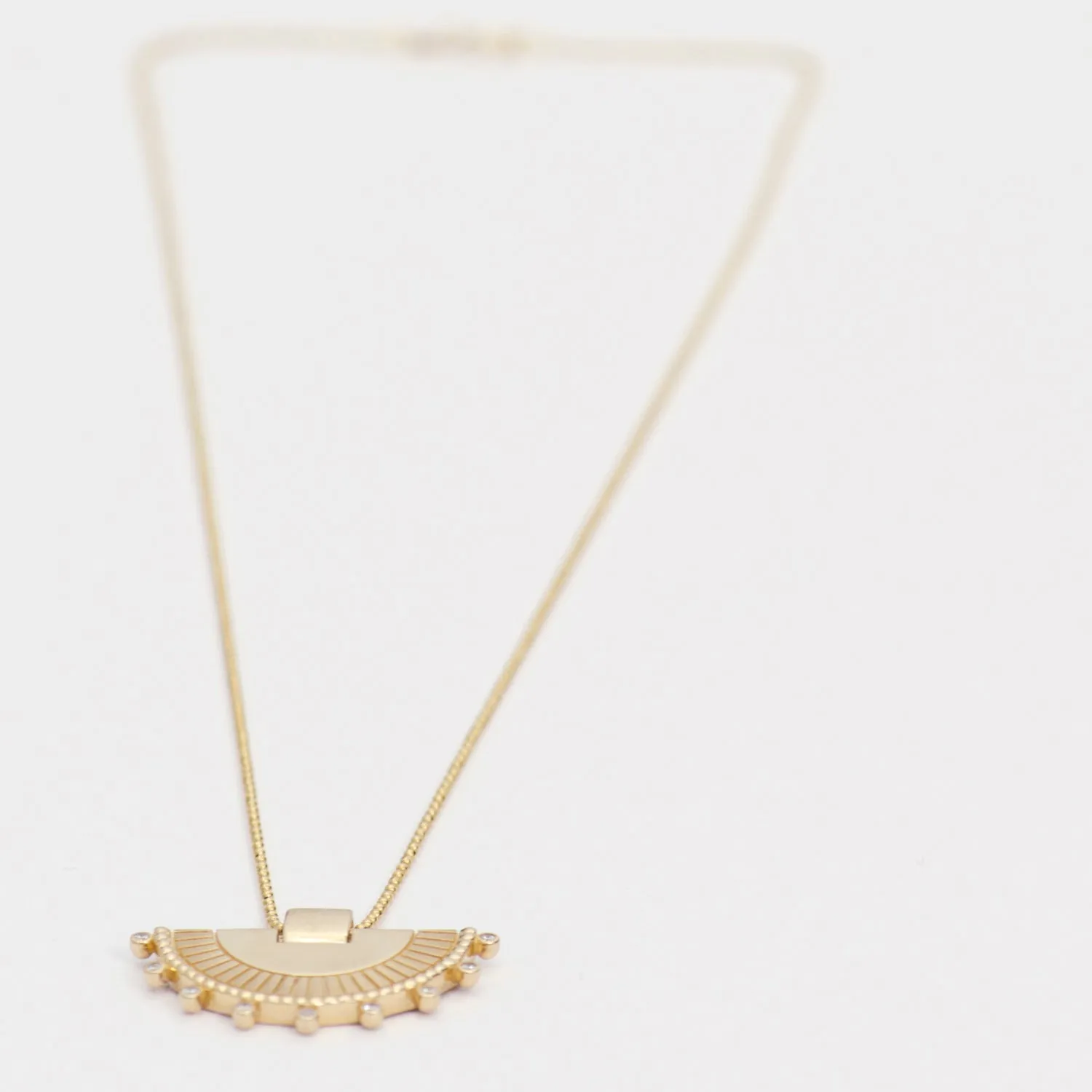 Sun Ray with Diamonds Necklace