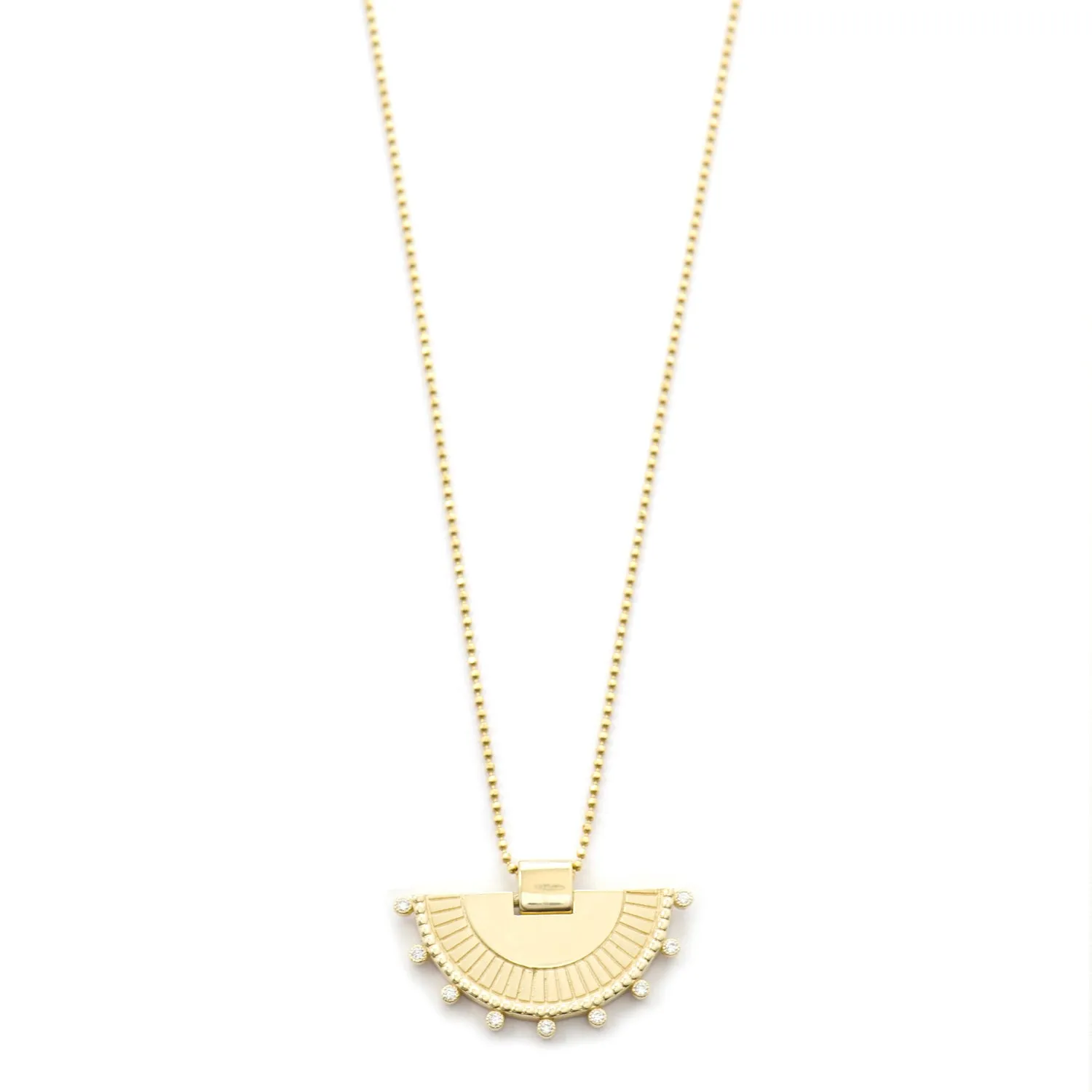 Sun Ray with Diamonds Necklace