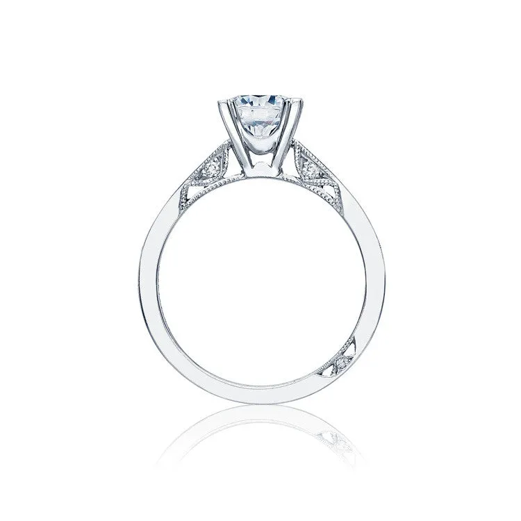 Tacori Hand Engraved Solitaire Diamond Ring 2584RD65