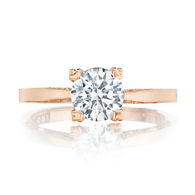 Tacori Hand Engraved Solitaire Diamond Ring 2584RD65