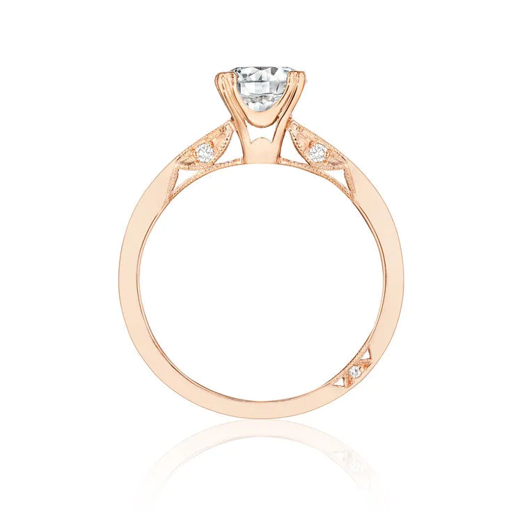 Tacori Hand Engraved Solitaire Diamond Ring 2584RD65