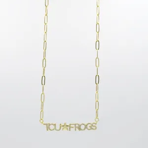 TCU Frogs Gold Necklace T50