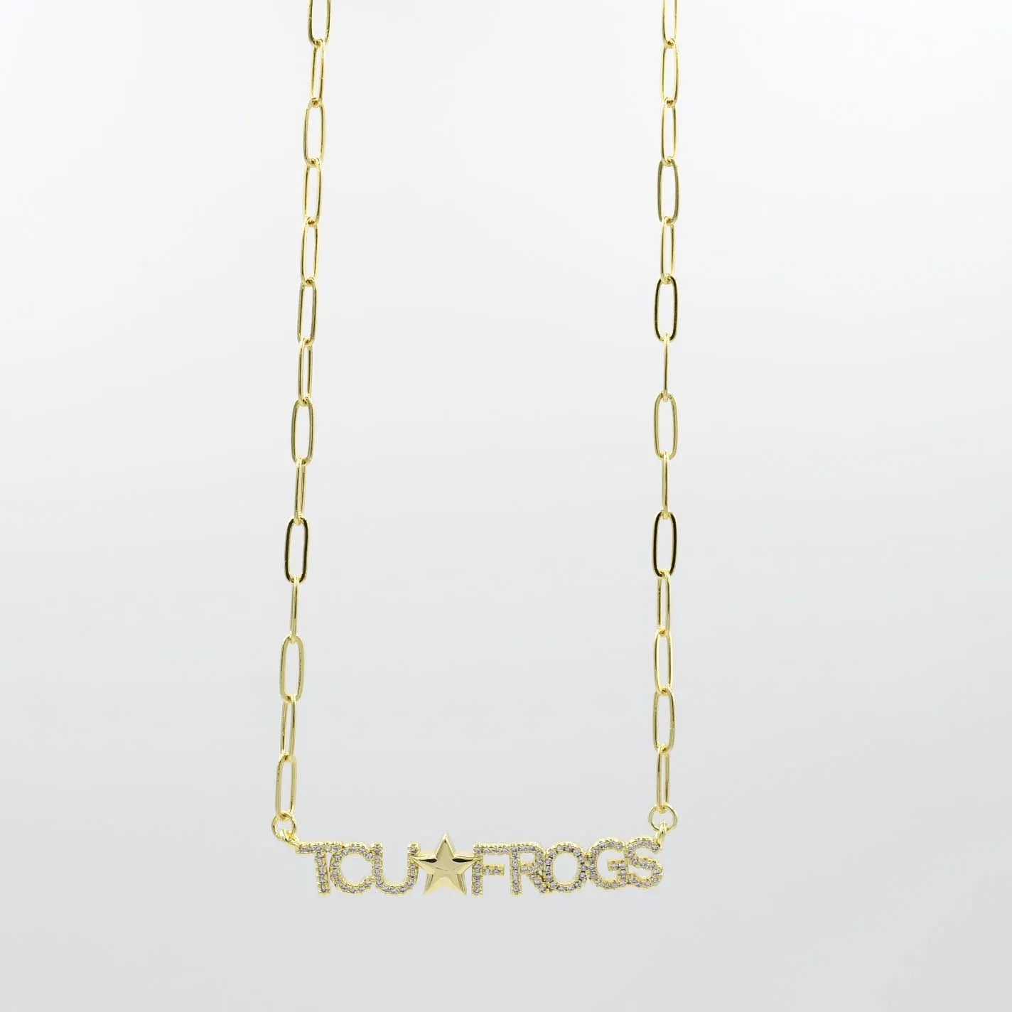 TCU Frogs Gold Necklace T50